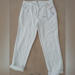 Kensie Women's White Jeans High Rise Slim sz 8/29.   FL